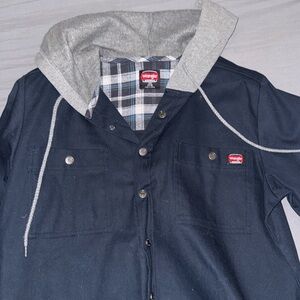 work wrangler shirt jacket